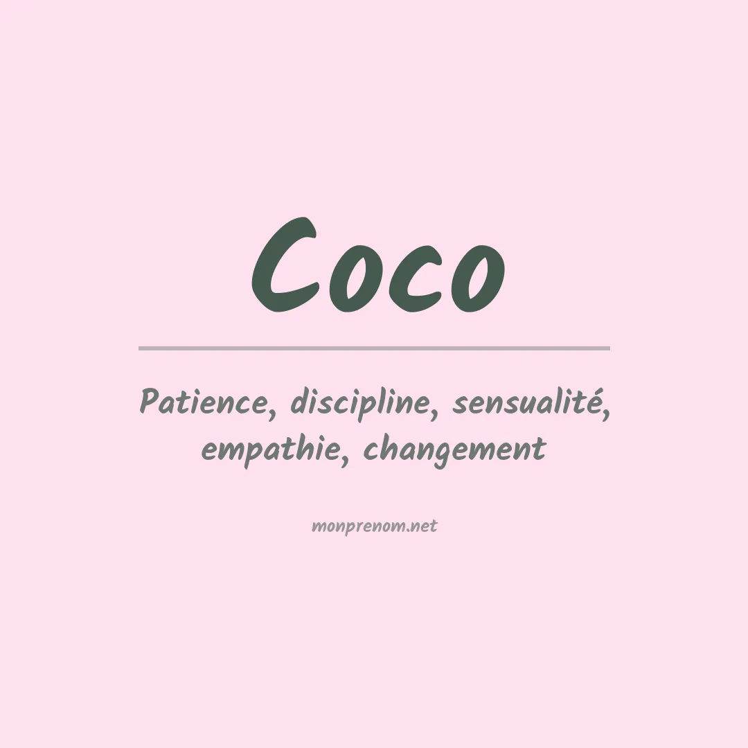 Prénom Coco