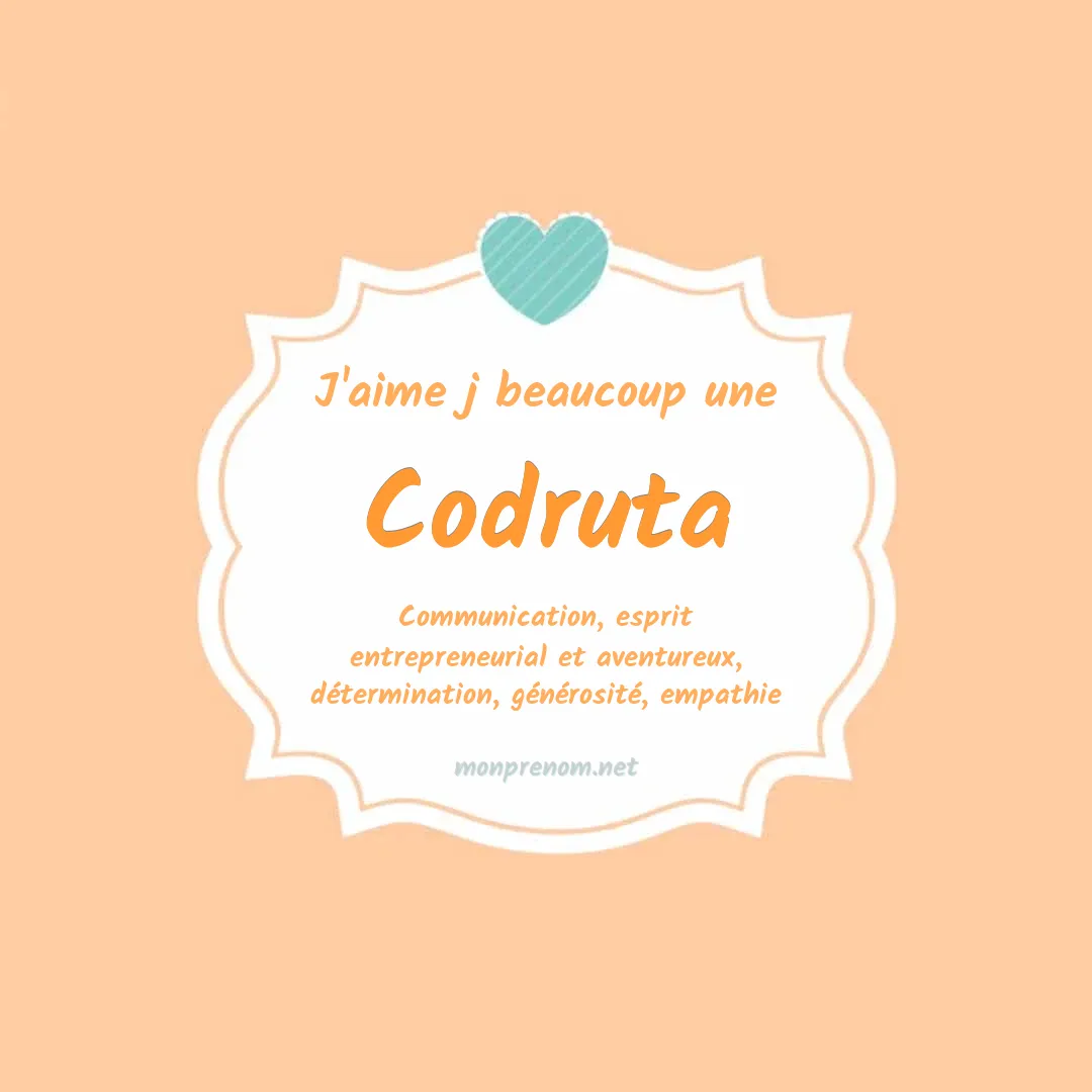 J'aime beaucoup Codruta