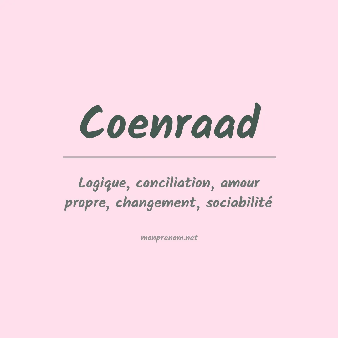 Prénom Coenraad
