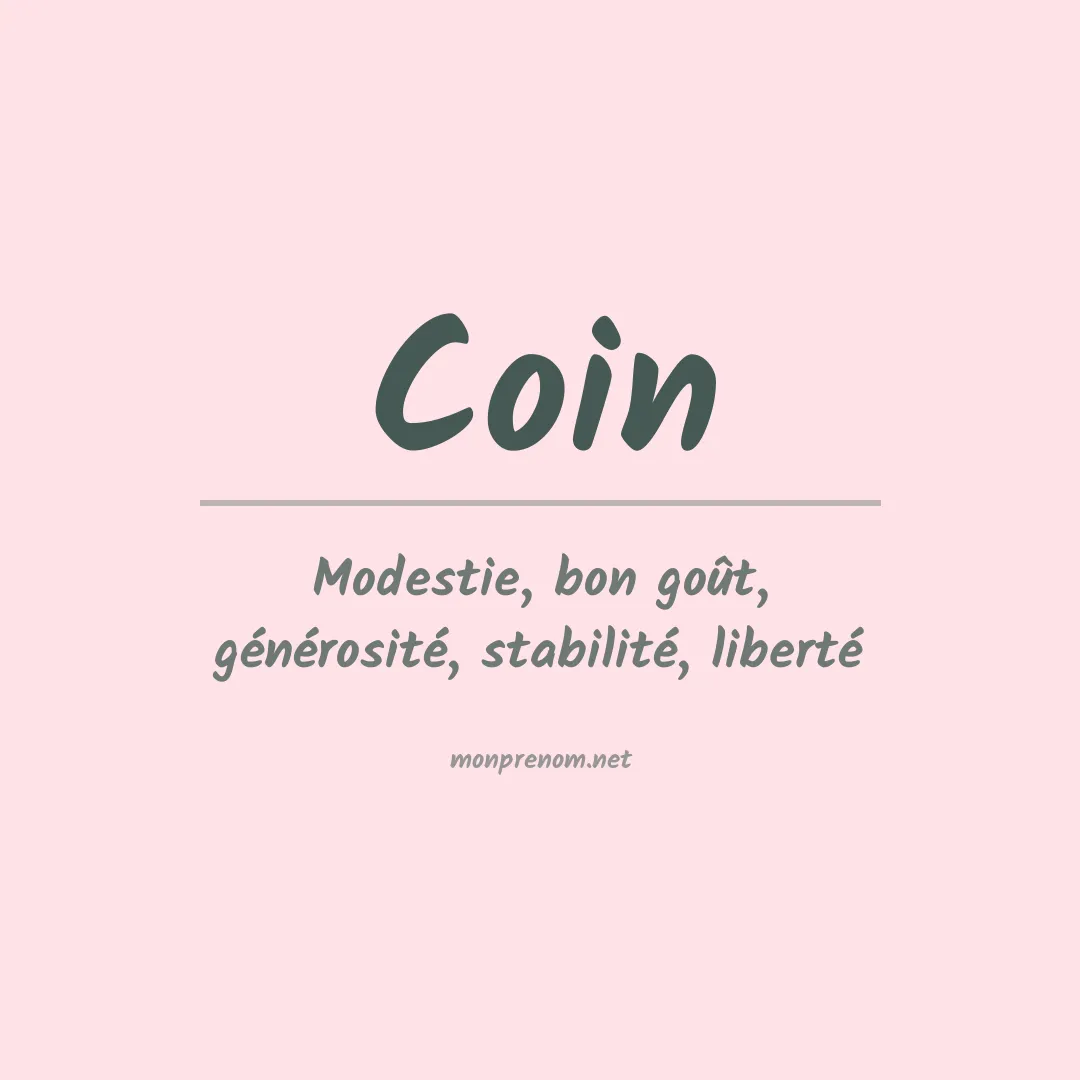 Prénom Coin