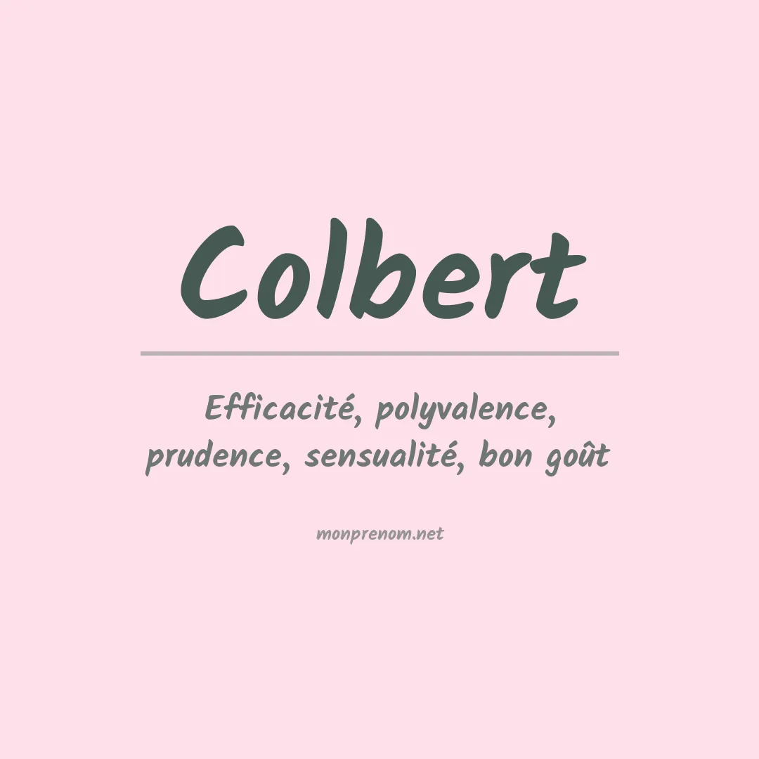 Prénom Colbert