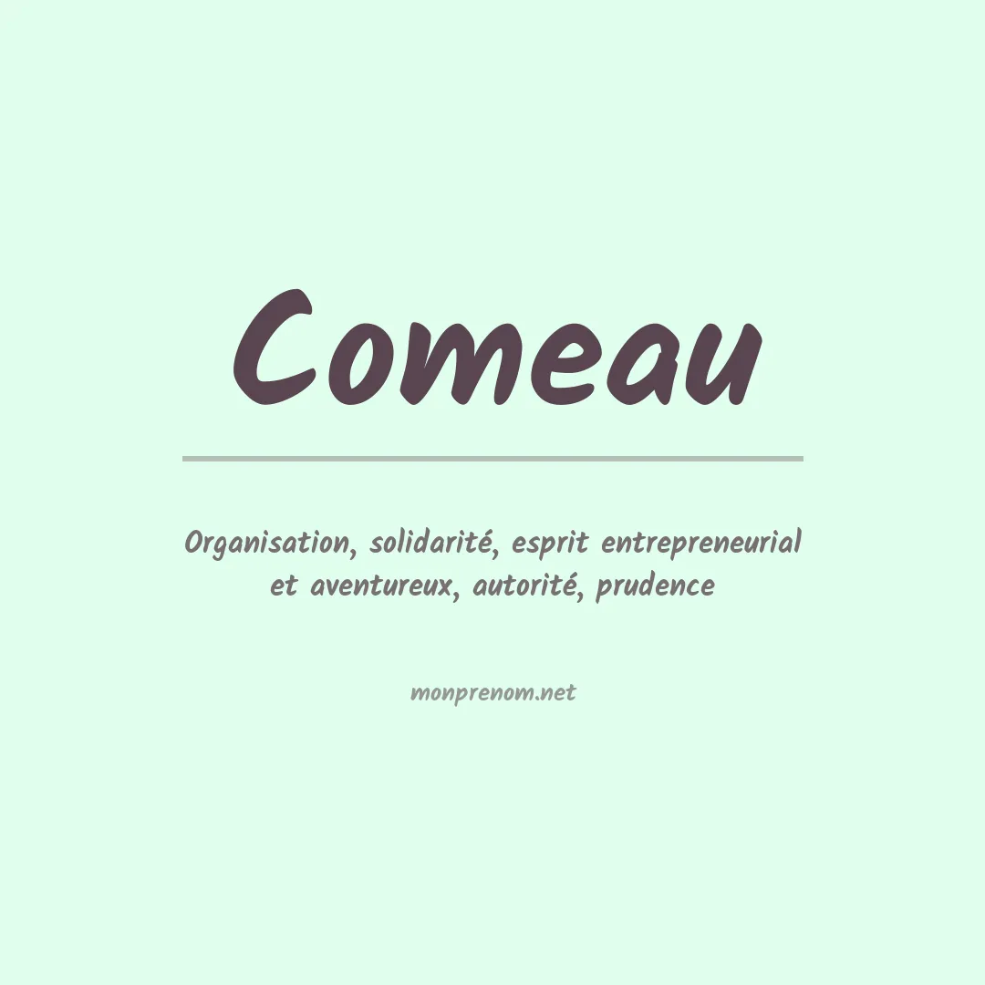 Prénom Comeau