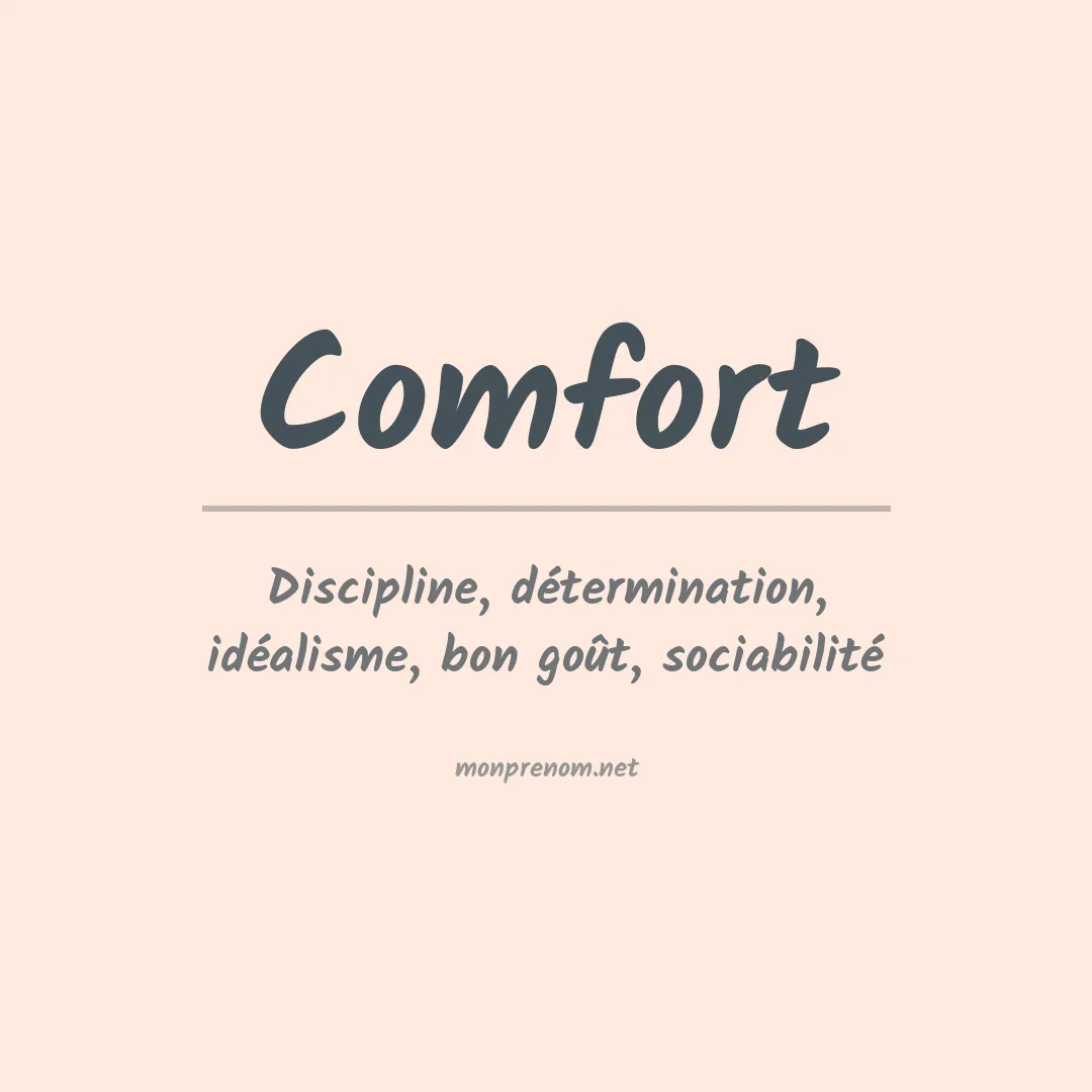 Prénom Comfort
