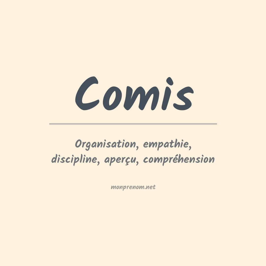 Prénom Comis