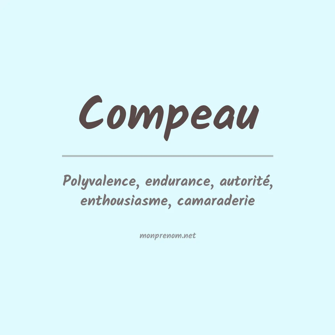 Prénom Compeau