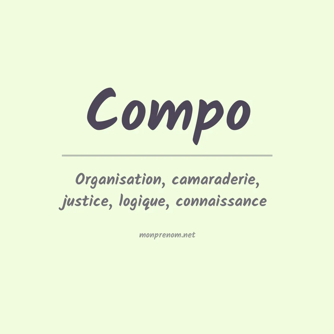 Prénom Compo