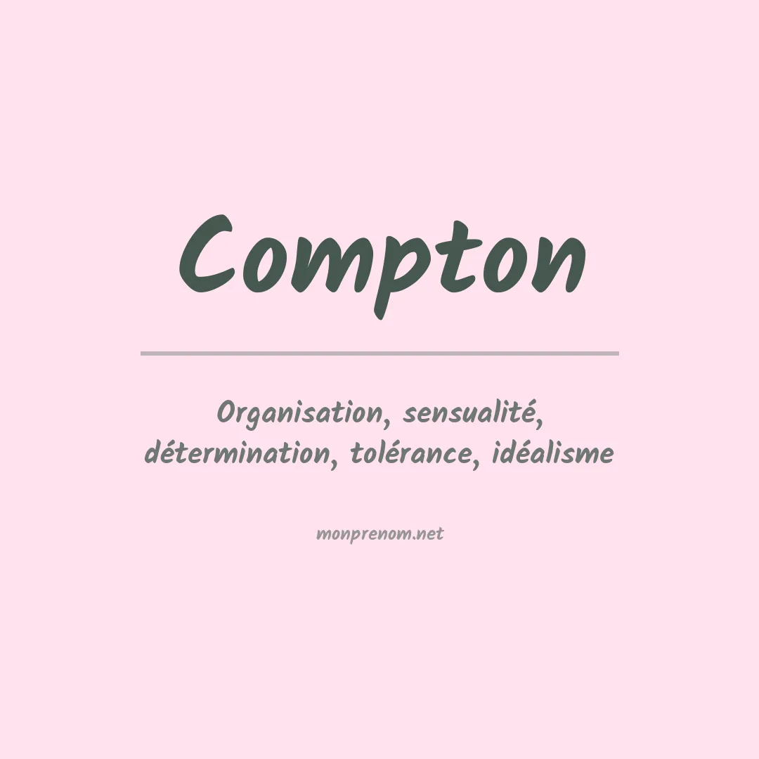 Prénom Compton