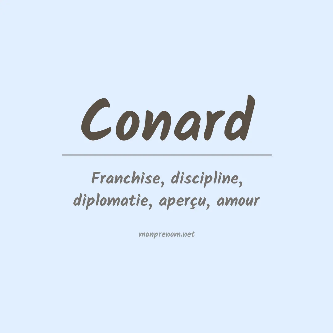 Prénom Conard
