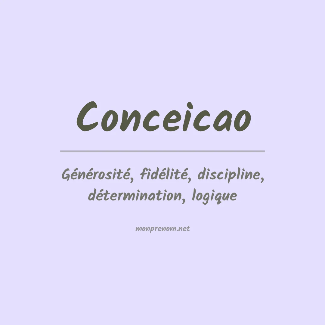 Prénom Conceicao