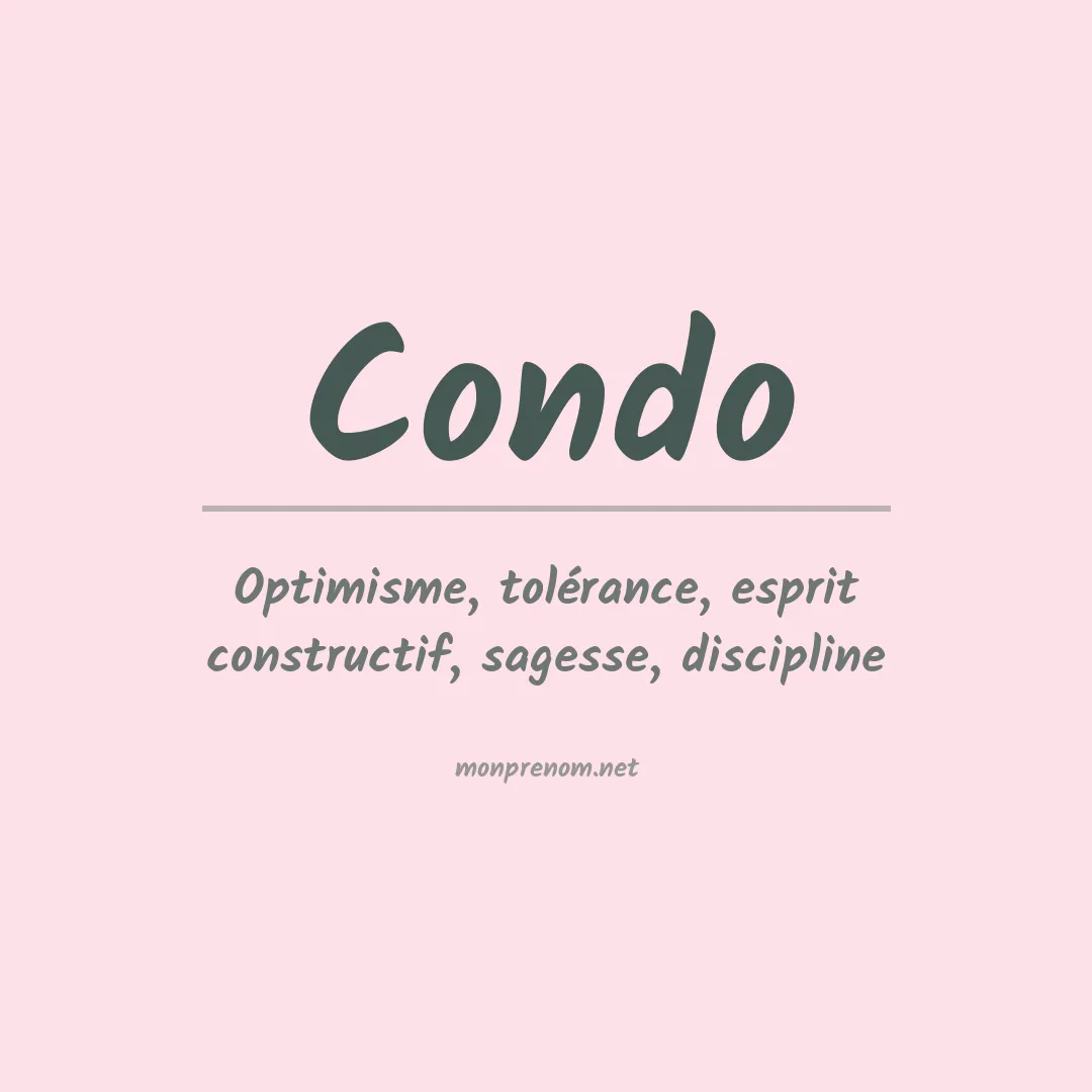 Prénom Condo
