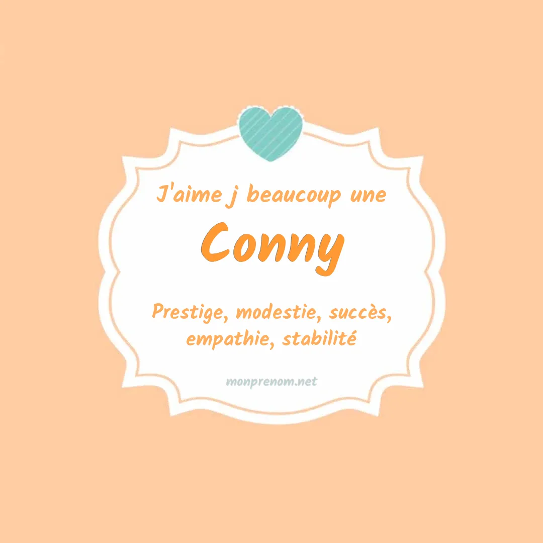 J'aime beaucoup Conny
