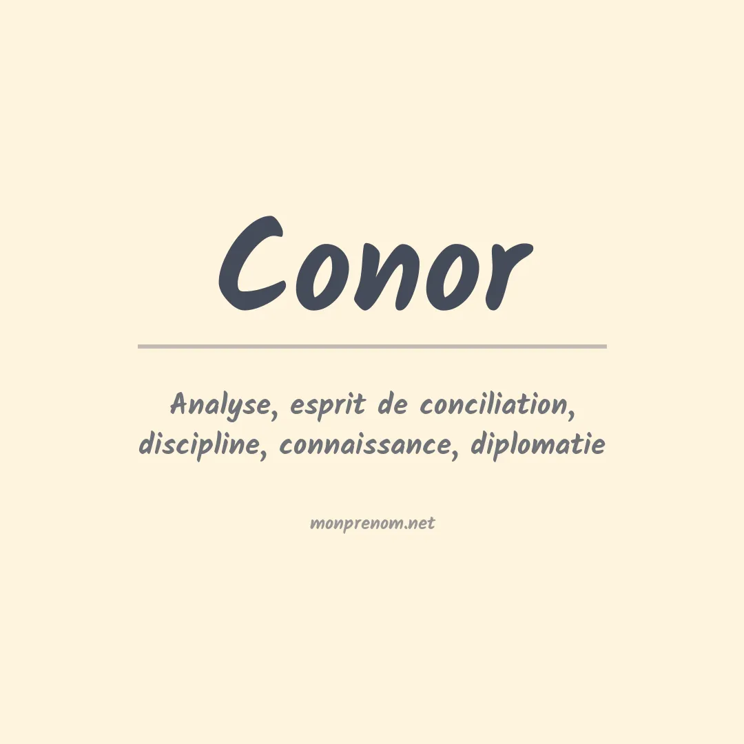 Signification du prénom Conor
