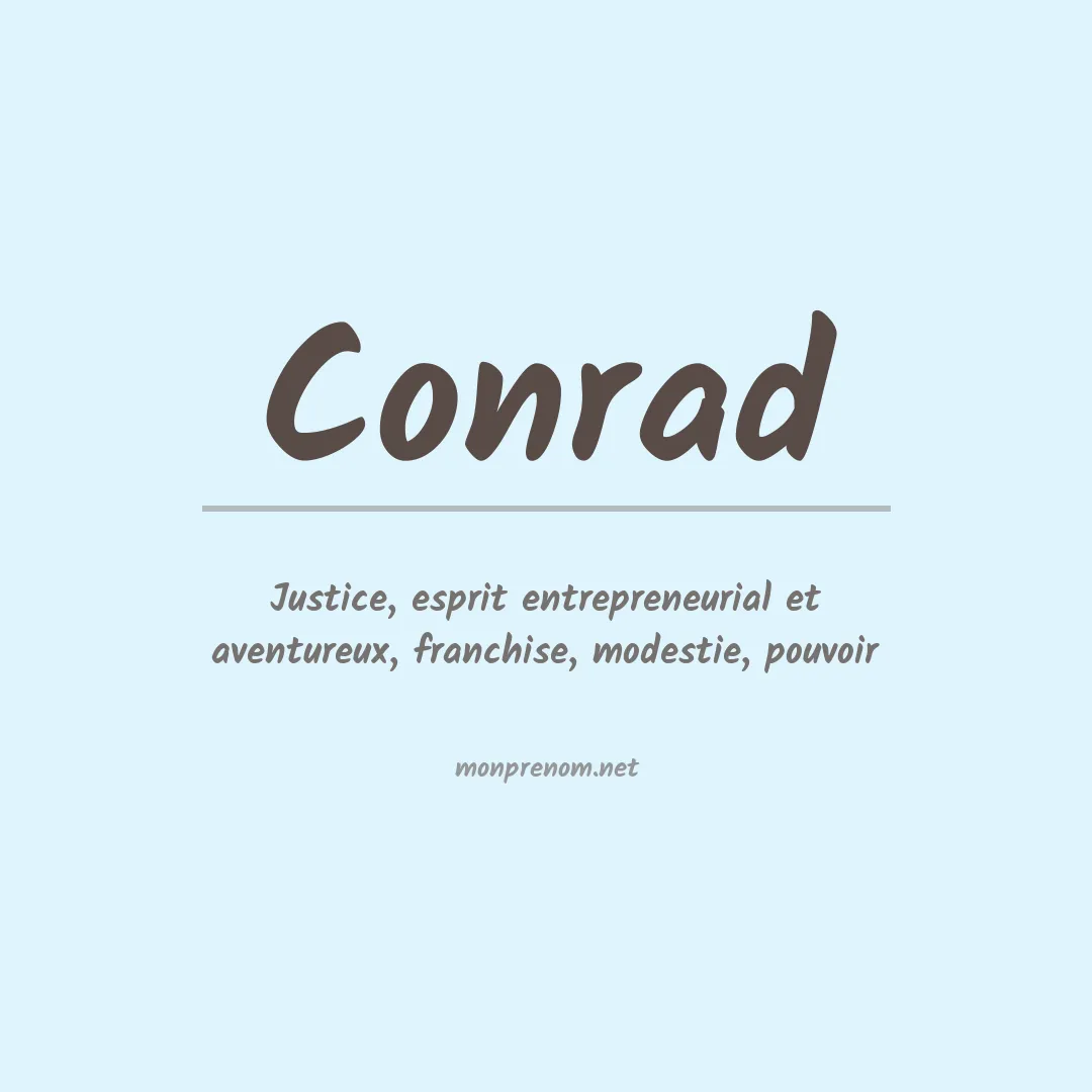 Prénom Conrad