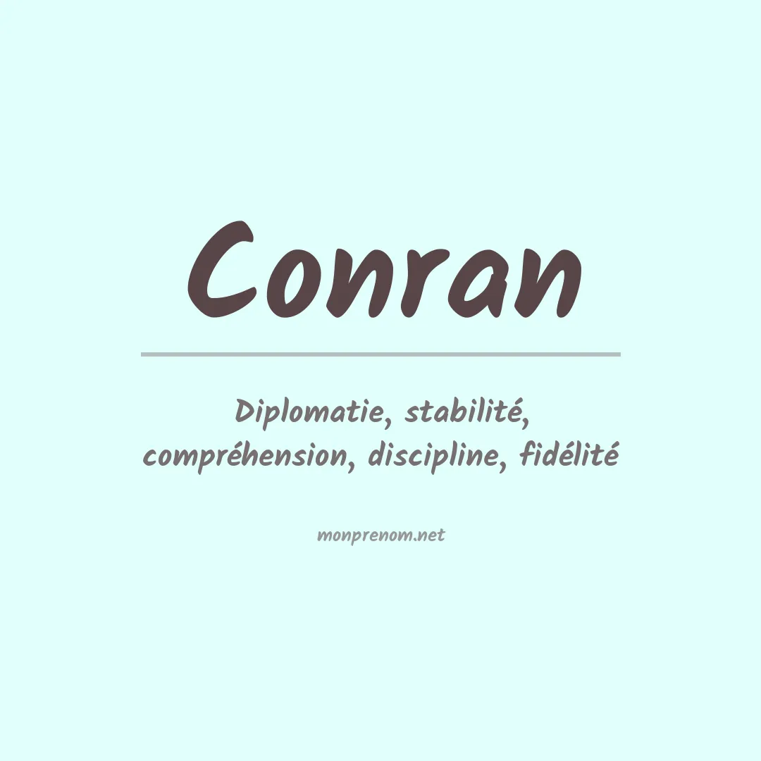 Prénom Conran