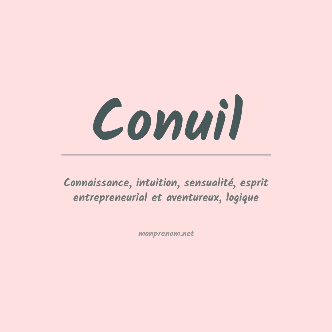 Signification du prénom Conuil