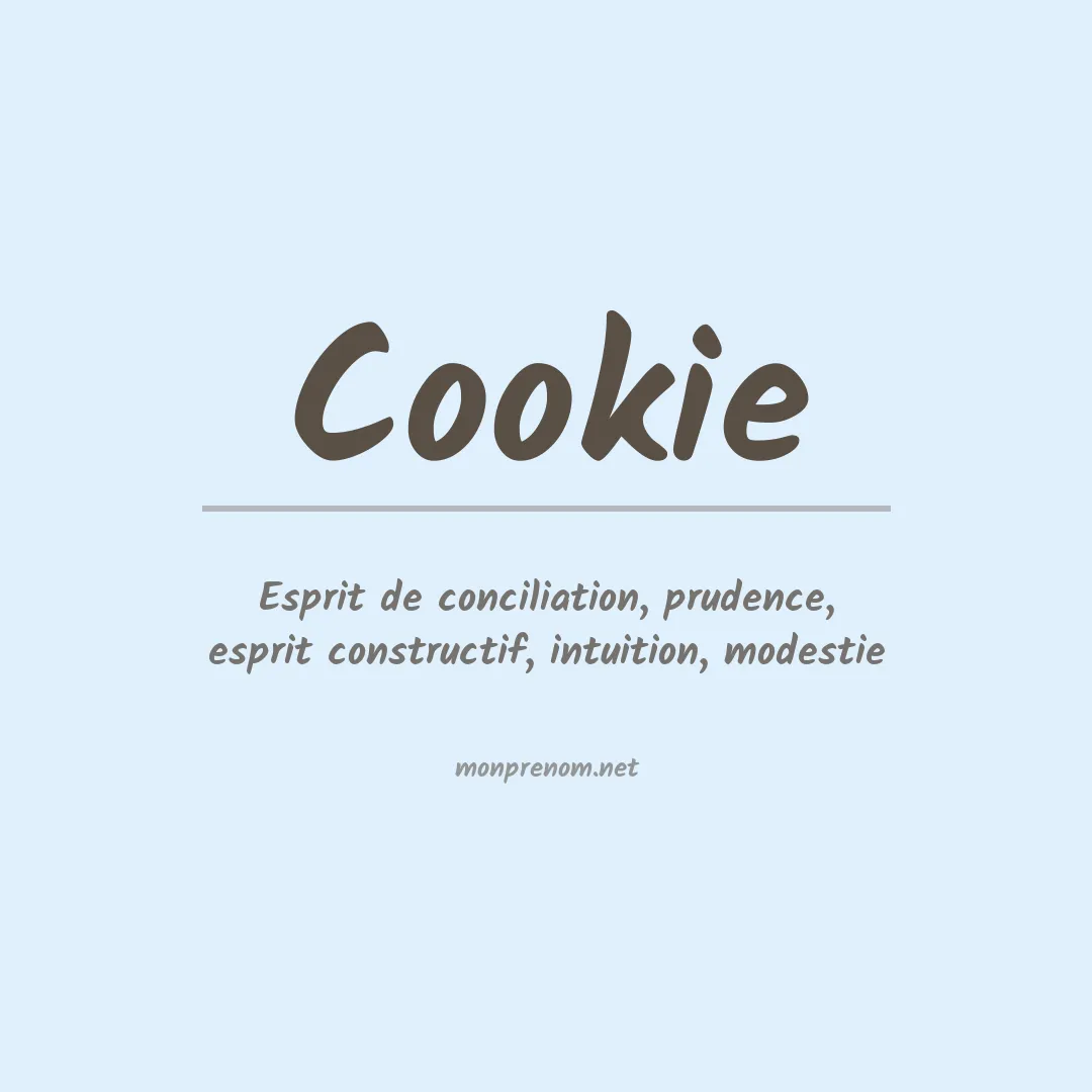 Signification du prénom Cookie