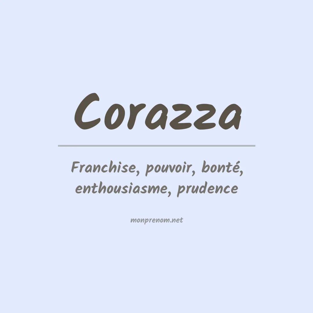 Prénom Corazza