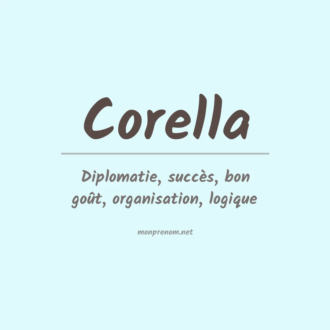 Prénom Corella