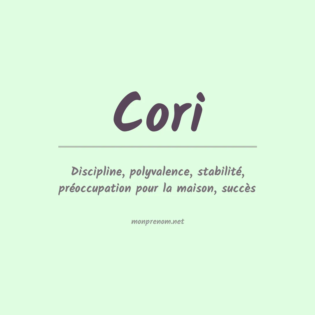 Prénom Cori