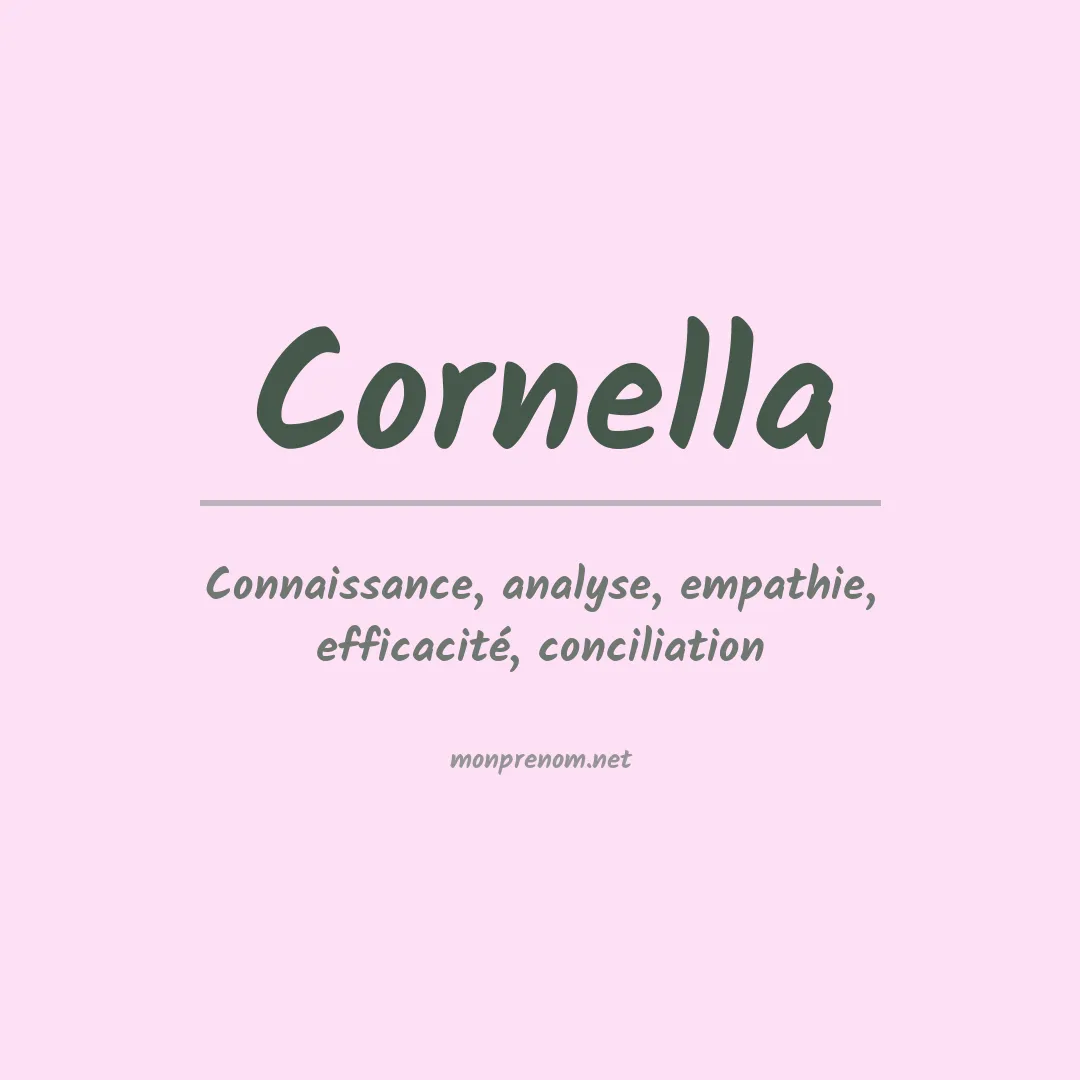 Prénom Cornella