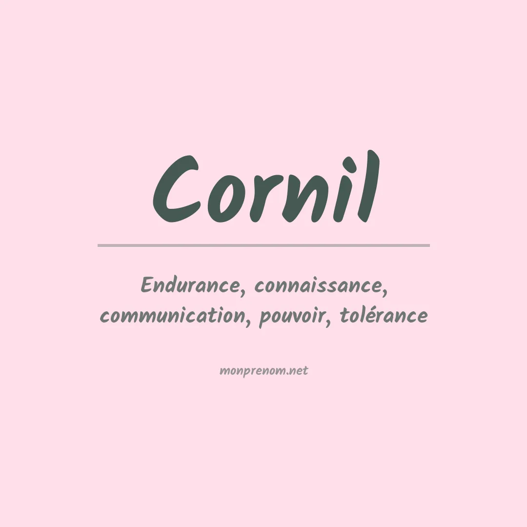 Prénom Cornil