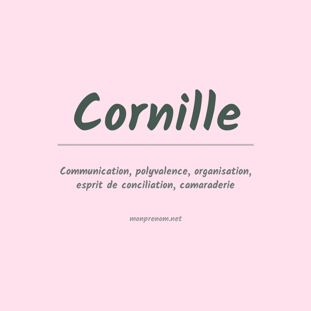 Prénom Cornille