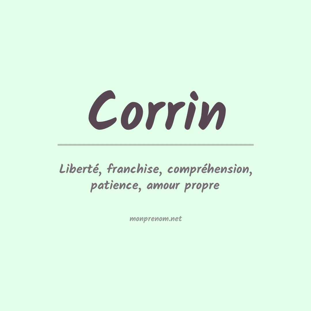 Prénom Corrin