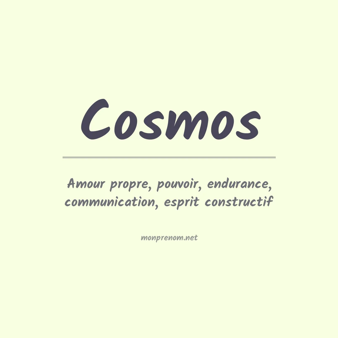 Prénom Cosmos