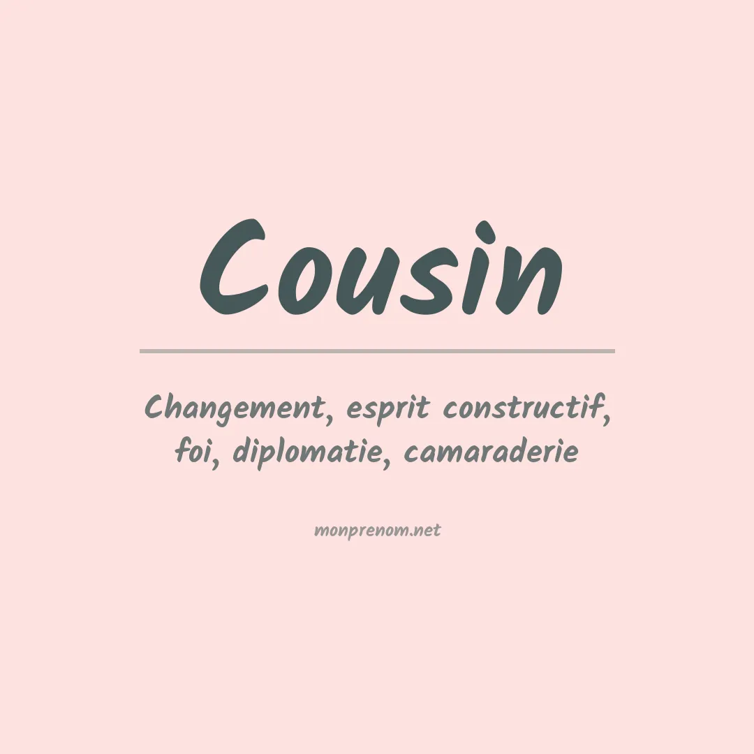 Prénom Cousin