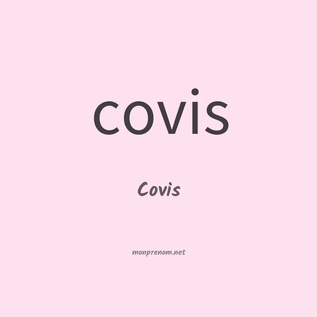 Covis en chinois