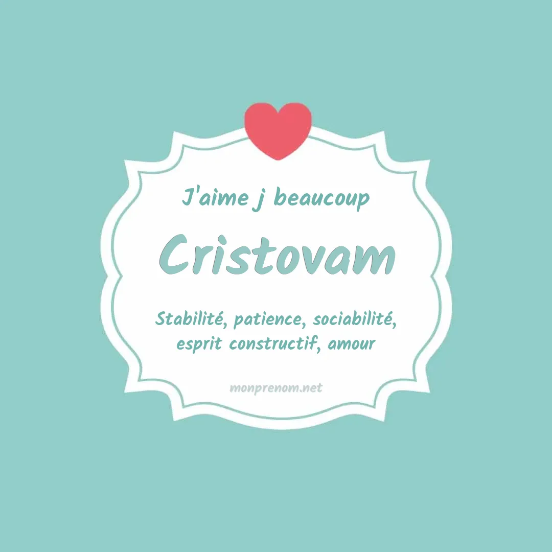 J'aime beaucoup Cristovam