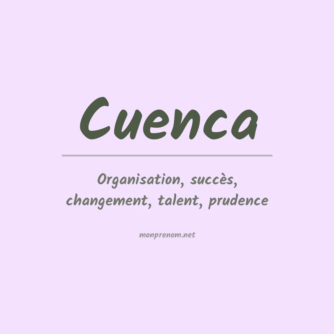 Prénom Cuenca