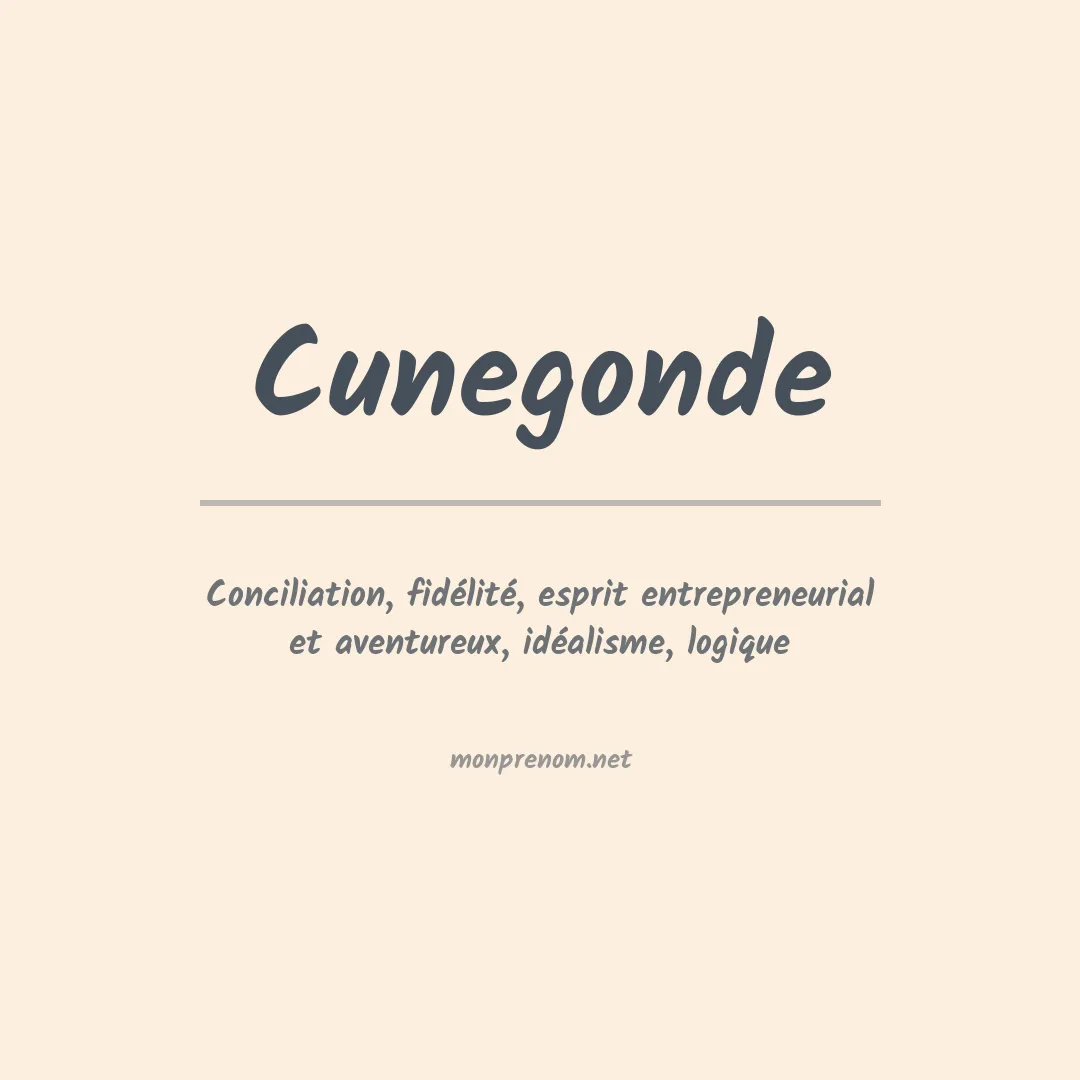 Prénom Cunegonde