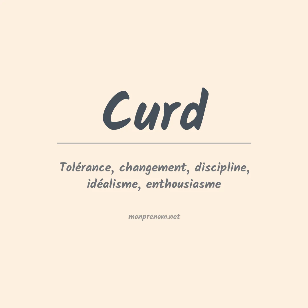 Prénom Curd