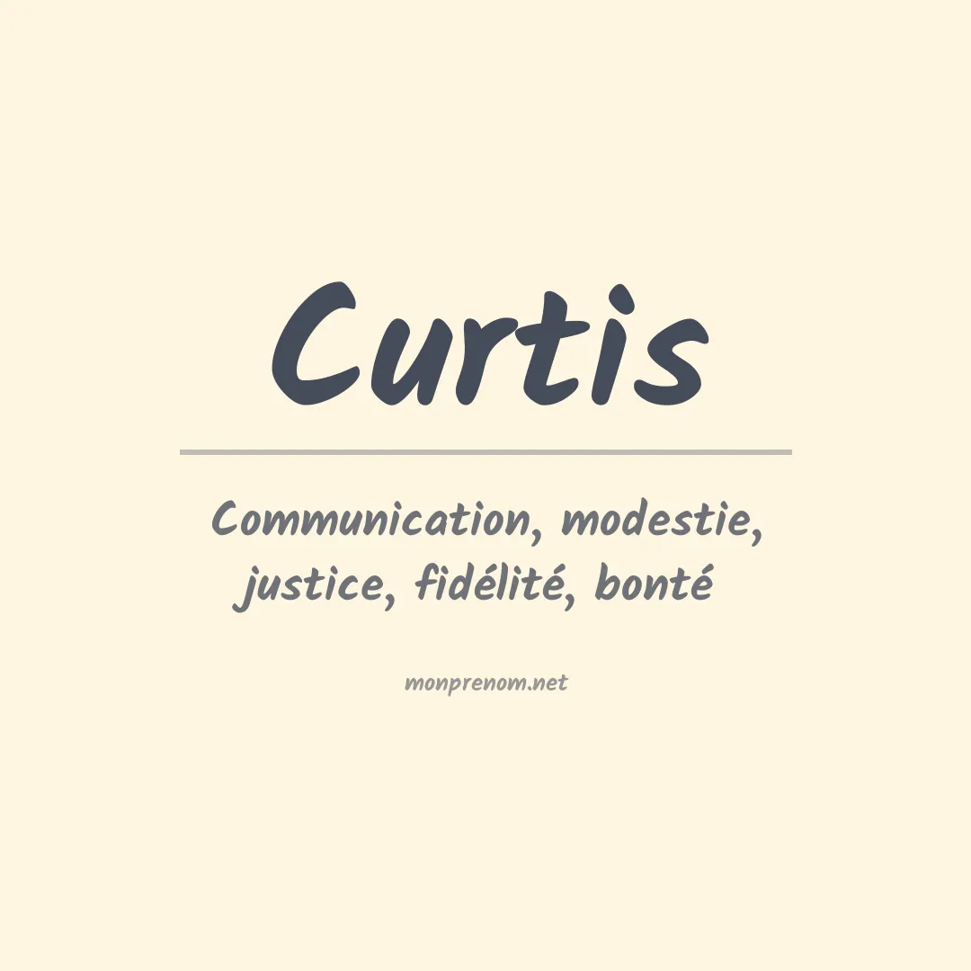 Prénom Curtis