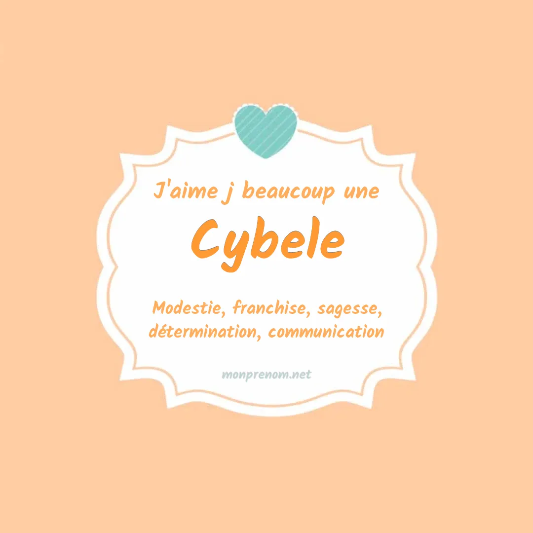J'aime beaucoup Cybele