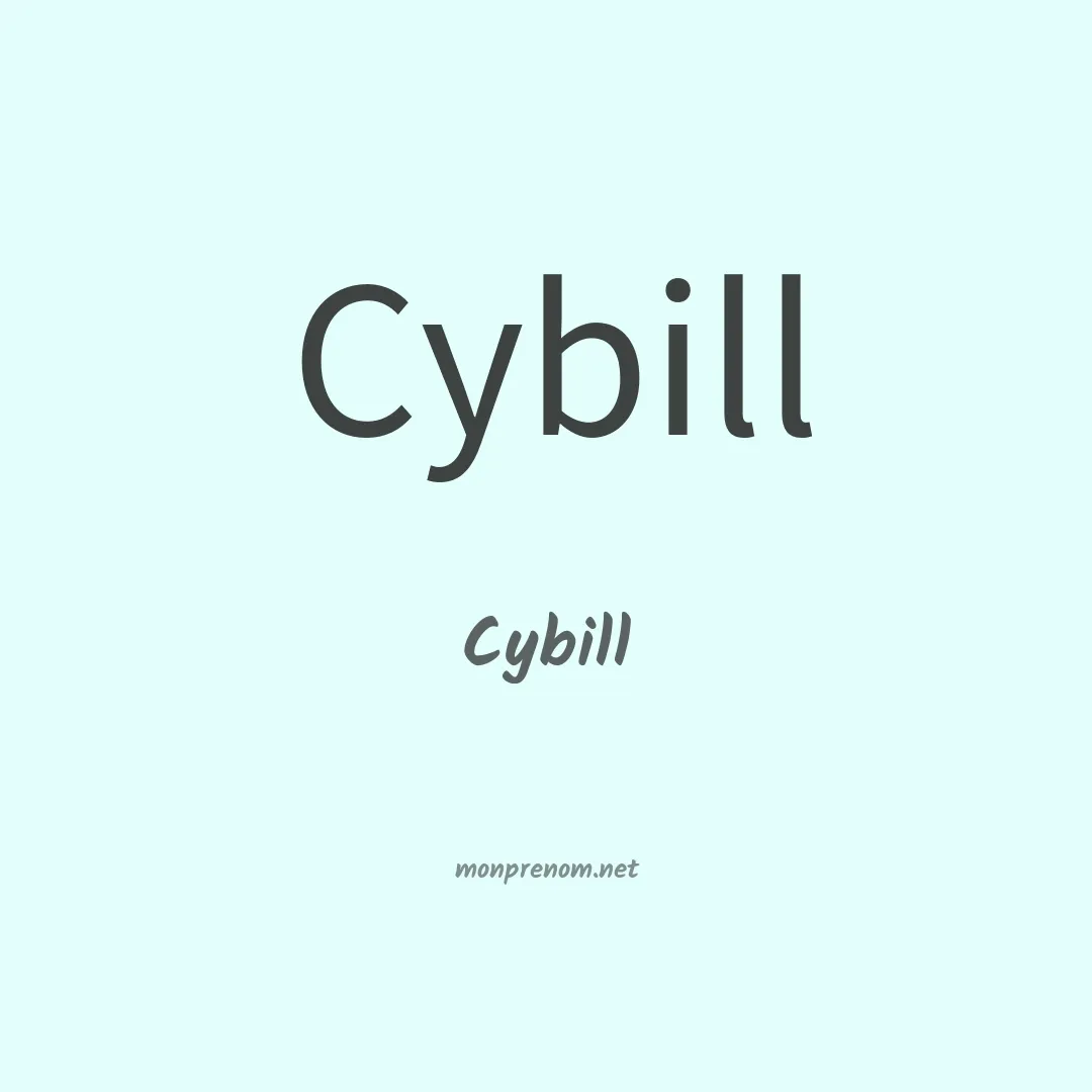 Cybill en chinois