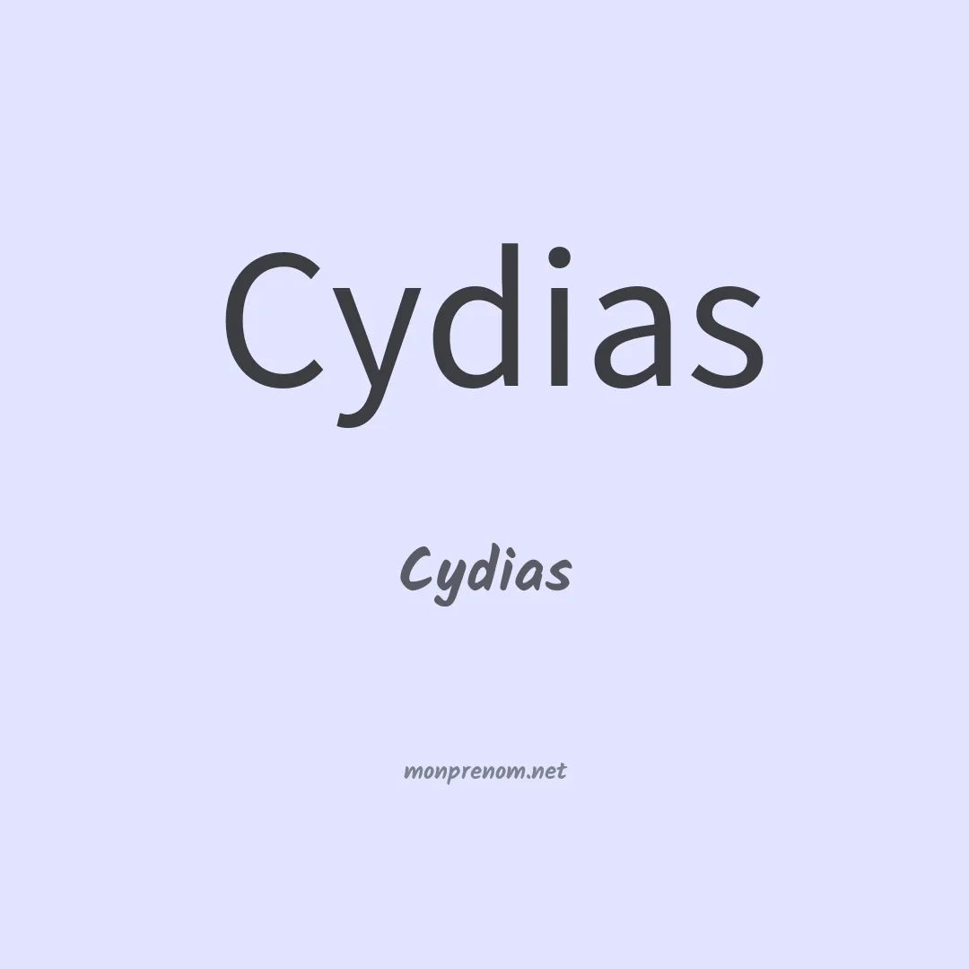 Cydias en chinois