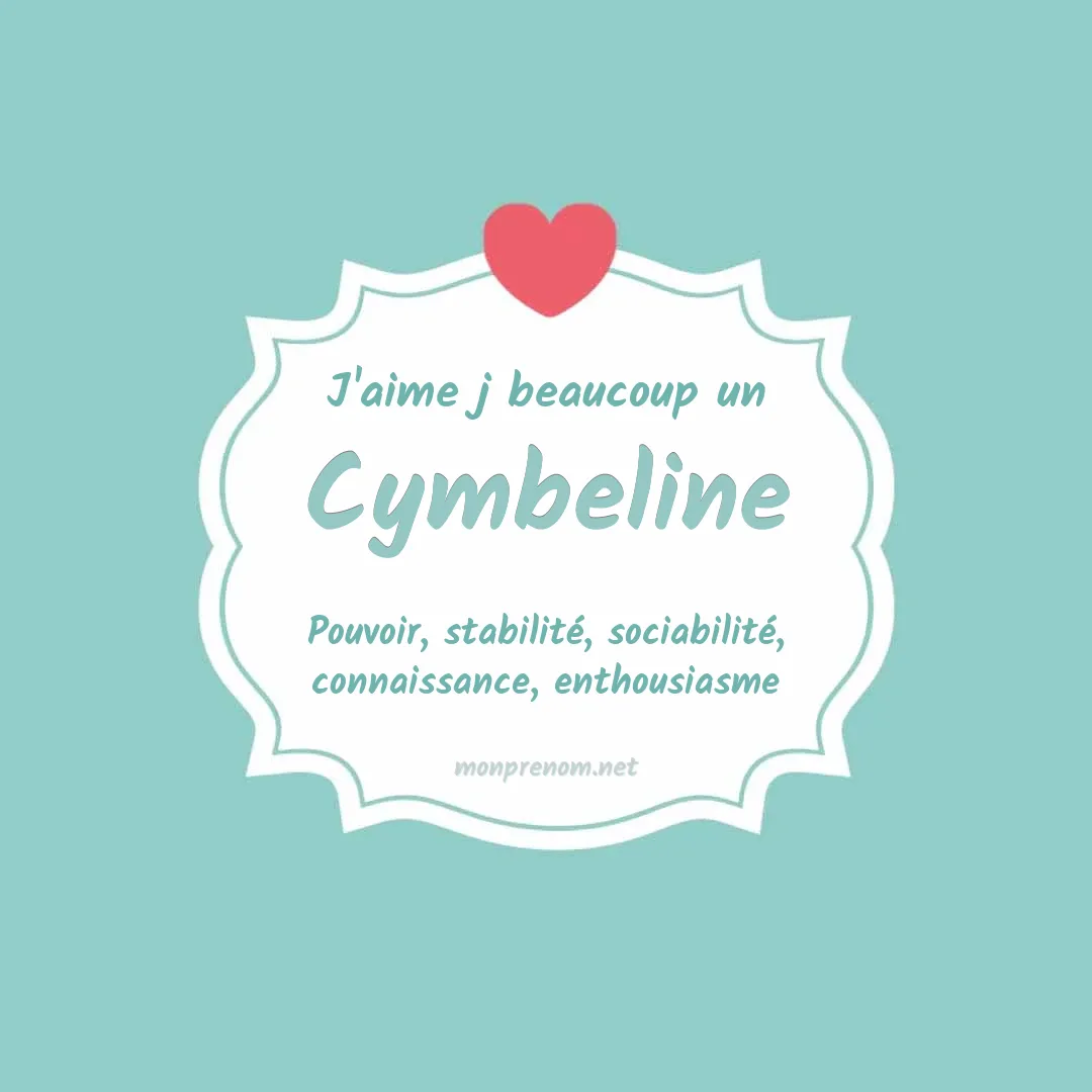 J'aime beaucoup Cymbeline
