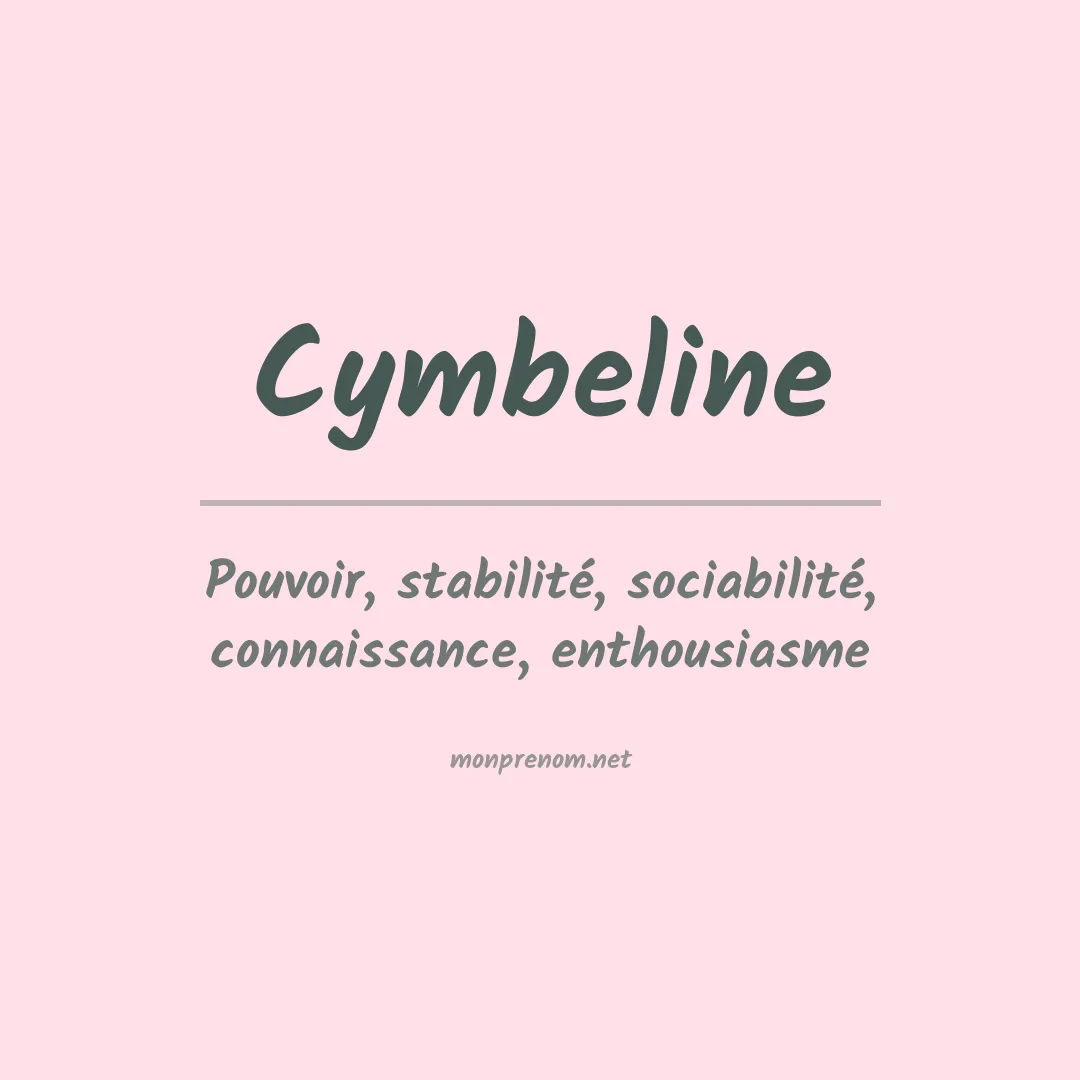 Signification du prénom Cymbeline