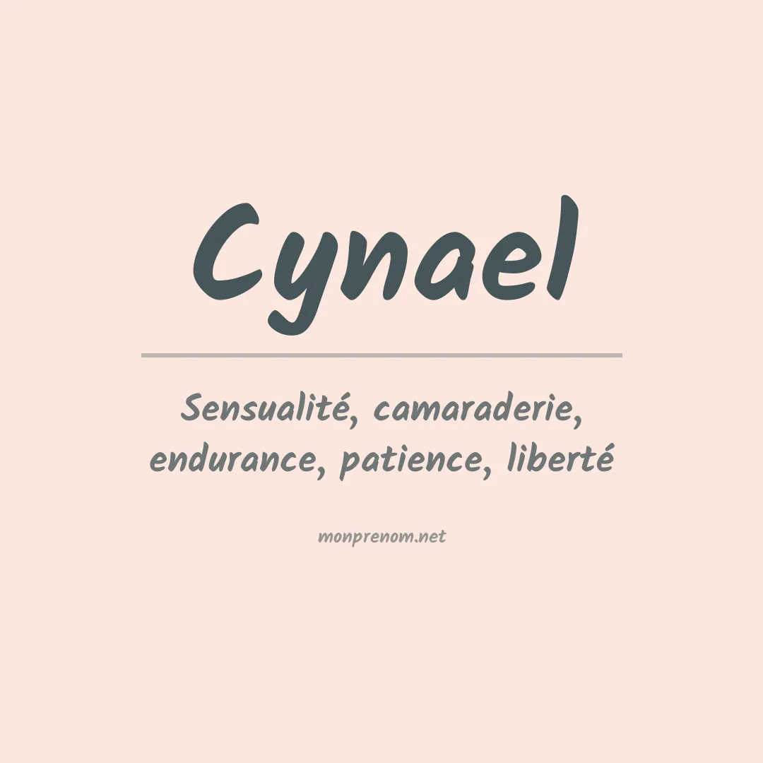 Signification du prénom Cynael