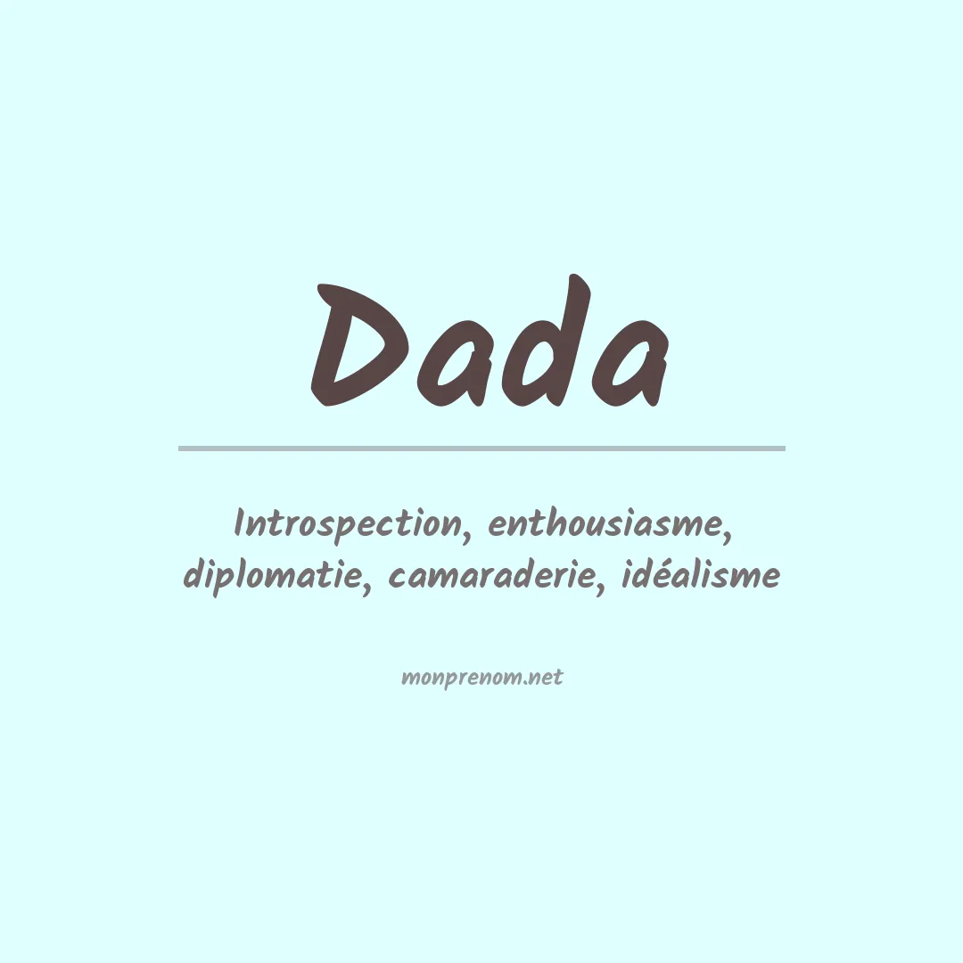 Prénom Dada