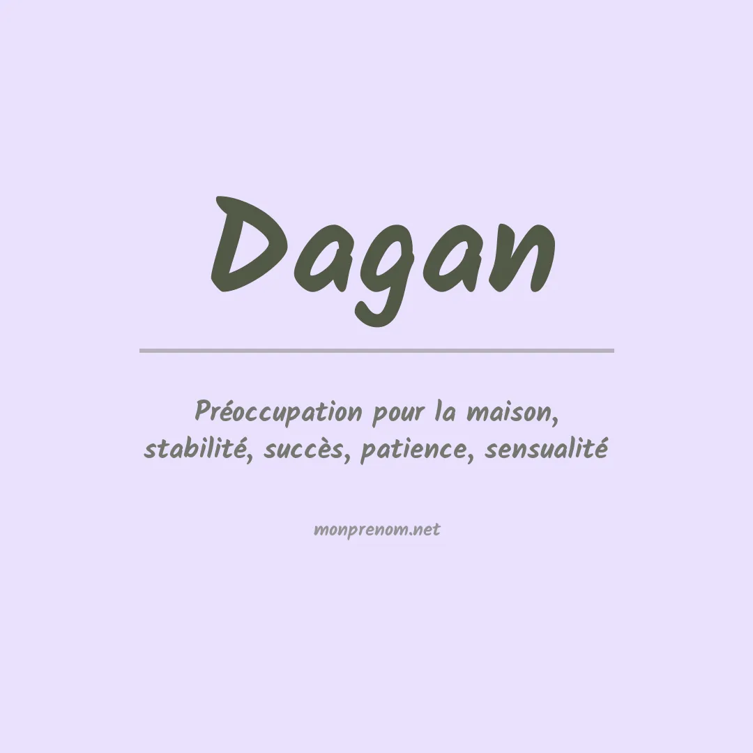 Prénom Dagan