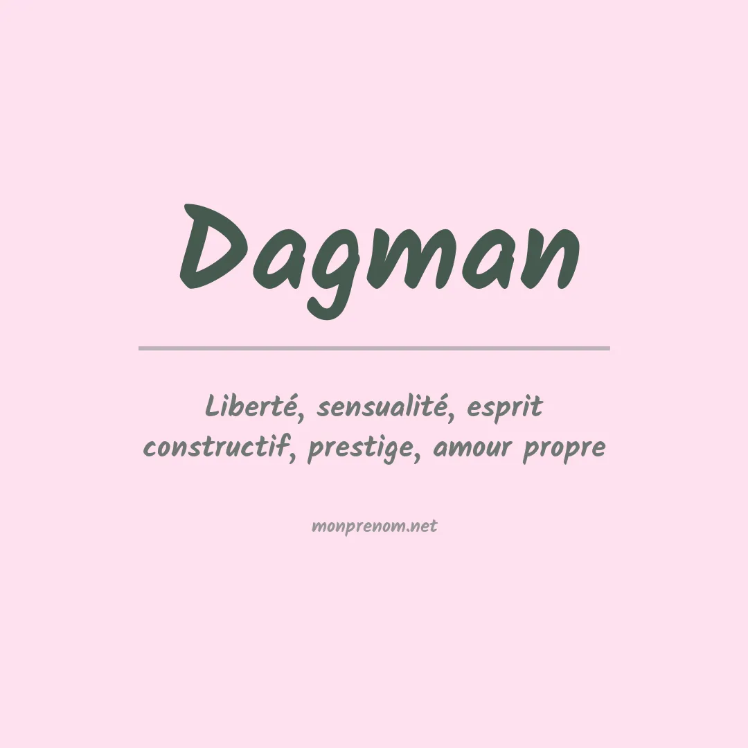 Signification du prénom Dagman
