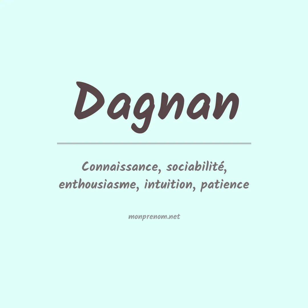 Prénom Dagnan