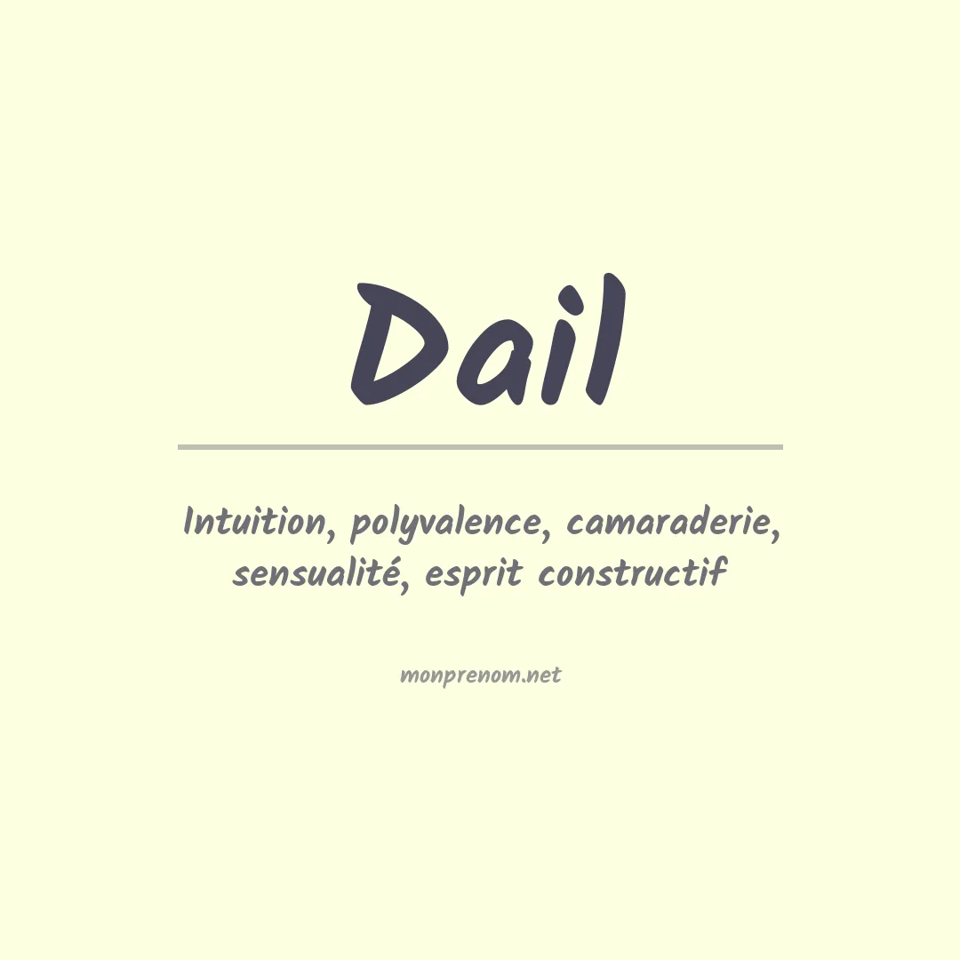 Prénom Dail