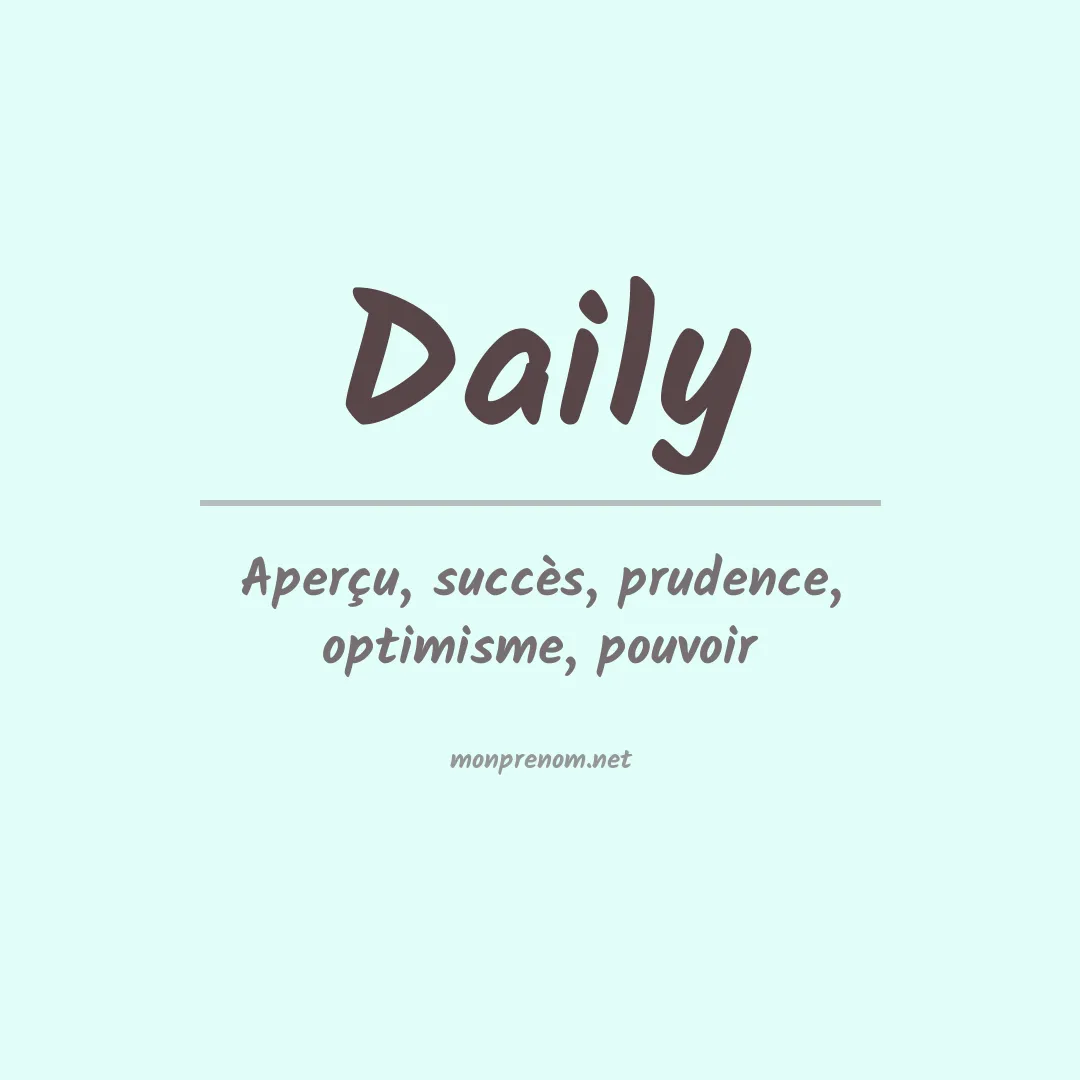 Prénom Daily
