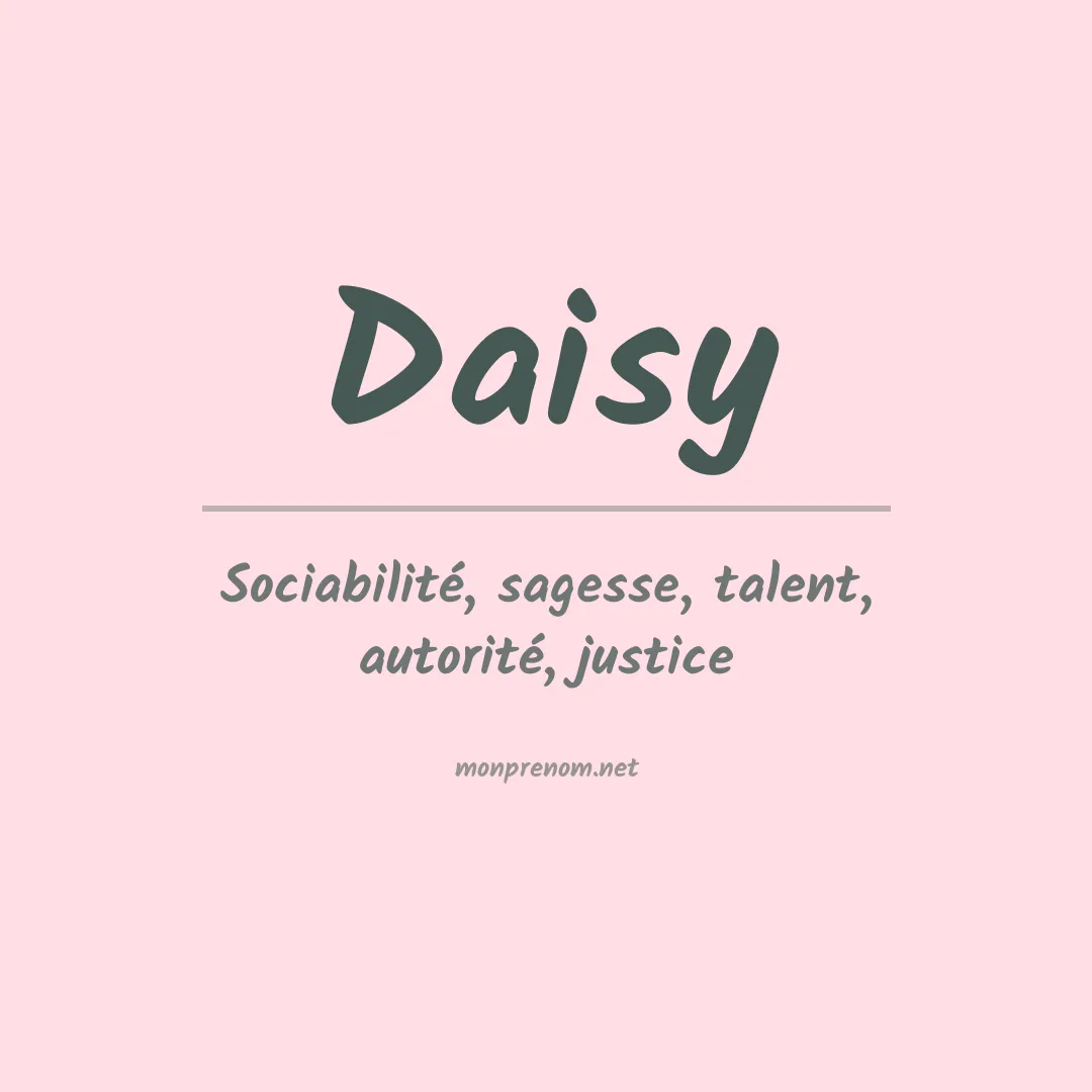 Prénom Daisy
