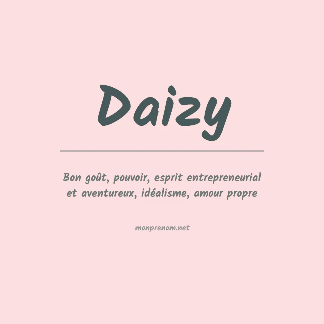 Prénom Daizy