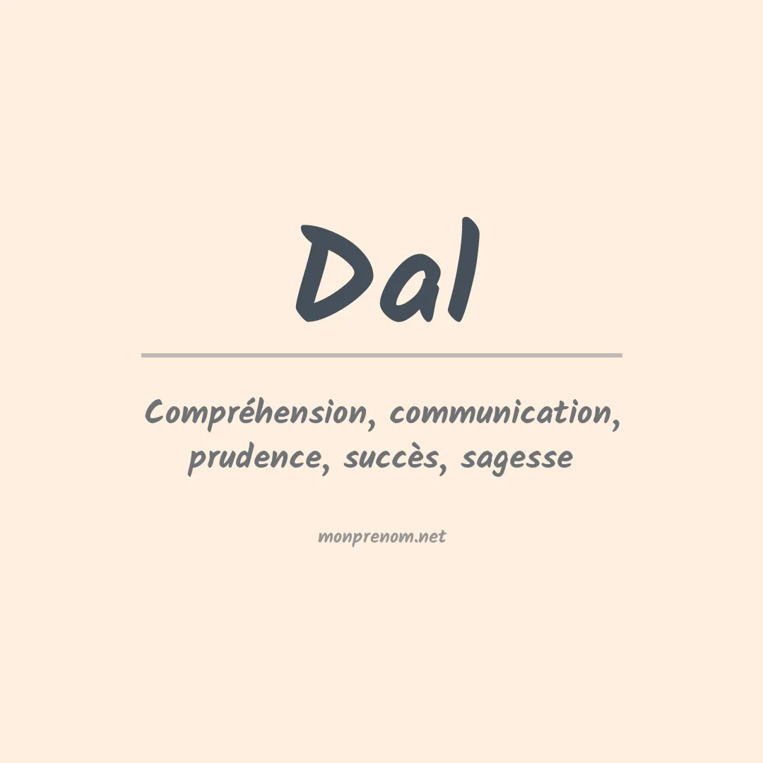 Prénom Dal